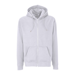 Hanorac unisex cu fermoar din bumbac regenerat și poliester 280 g/m2 - Img 1