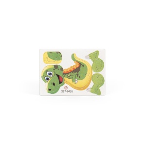 hi!™ DINOSAURUS Puzzle 3D din hârtie și EVA în formă de dinozaur