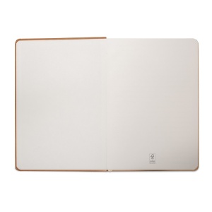 hi!™ HUXLEY Blocnotes A5, realizat din hârtie rezistentă la apă, cu pagini liniate realizate dintr-un material certificat FSC™ și alte materiale controlate