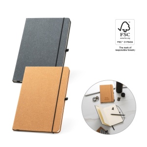 hi!™ MATISSE A5 hardcover leather notebook (70% recycled) - Img 7