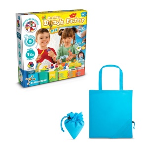 hi!™ Modeling Dough Factory Kit II Joc educațional furnizat cu o pungă de cadou pliabilă 190T