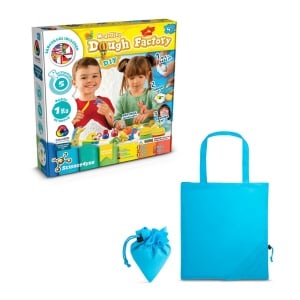 hi!™ Modeling Dough Factory Kit II Joc educațional furnizat cu o pungă de cadou pliabilă 190T