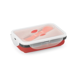 hi!™ SAFFRON Cutie prânz. Cutie ermetică retractabilă din silicon și PP 640 mL
