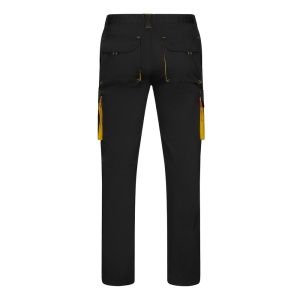 hi!™ VL FIDES Pantaloni extensibili cu buzunare multiple (240g/m²), în două tonuri, din bumbac (46%), EME (38%) și poliester (16%)