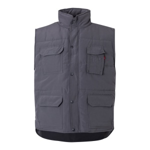 hi!™ VL MEFITIS Vestă căptușită cu mai multe buzunare (220g/m²), din poliester (100%)