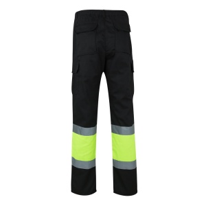 hi!™ VL POSEIDON LARGE Pantaloni din twill cu buzunare multiple în două tonuri (210g/m²), din bumbac (20%) și poliester (80%)