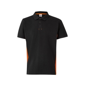 hi!™ VL SUPAY Tricou polo piqué bicolor (180g/m²), cu mânecă scurtă, din bumbac (60%) și poliester (40%)