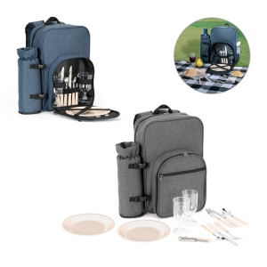 hi!™ WHITSUNDAY 600D High Density Recycled Polyester Picnic Cooler Backpack - Img 1