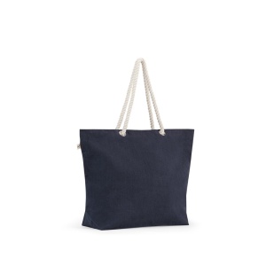 HI ATHENS. Sacoșă de plajă din bumbac reciclat (70%) și poliester reciclat (30%) (220 g/m²) - Img 1