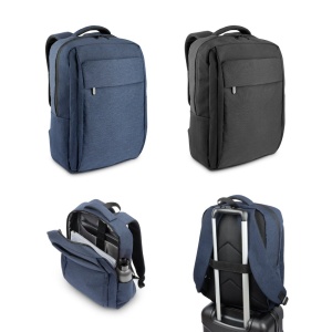 HI COVENTRY. 15.6" Fully padded laptop backpack in 300D recycled high-density polyester and 210D recycled polyester lining