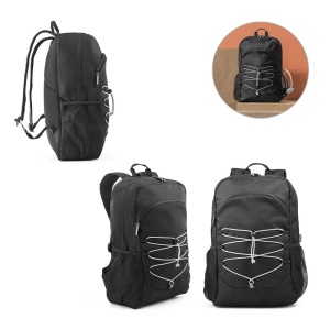 HI DELFOS BACKPACK. Rucsac pentru laptop 300D cupoliester reciclat și 600D cupoliester reciclat cu elemente reflectorizante