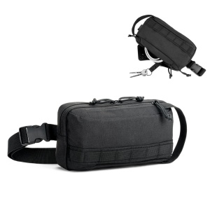 HI EDINBURGH. Waist bag in high-density 600D recycled polyester and 210D recycled polyester lining