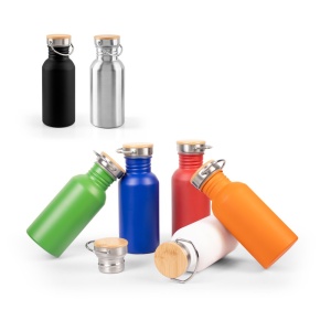 HI EWING. Sticlă din oțel inoxidabil cu pereți simpli (90% reciclată)
