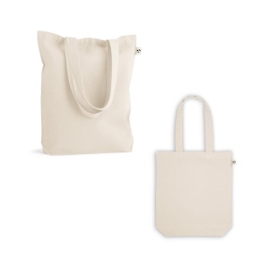 HI GIRONA. Cotton (50%), recycled cotton (30%) and polyester (20% rPET) bag (220 g/ m²)