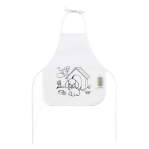 HI NILO. Children's apron for colouring in non-woven (80 g/m²) - Img 2