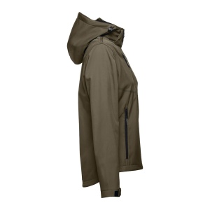 HI THC ZAGREB WOMEN. Women's softshell jacket with detachable hood and rounded back hem - Img 23