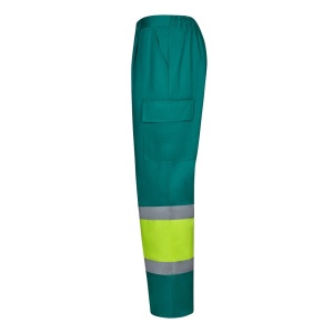 HI VL ARTEMIS. Two-tone trousers, in twill (190g/m²), cotton (20%) and polyester (80%) - Img 11