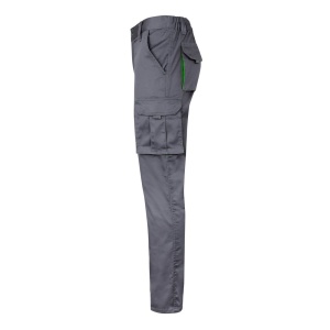 HI VL FIDES. Two-tone, multi-pocket stretch trousers (240g/m²), in cotton (46%), EME (38%) and polyester (16%) - Img 45
