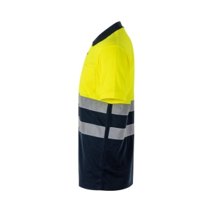 HI VL FORTUNA. Tricou polo Bird-eye (140g/m²) cu mâneci scurte, din poliester (100%) - Img 7