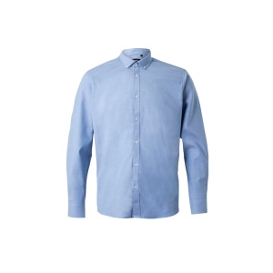 HI VL PRITHVI MAN. Men's Oxford shirt (180 g/m²) in cotton (50%), polyester (45%) and elastane (5%)