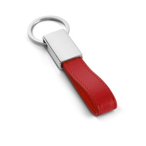 HI WATOH. Round metal and PU keyring - Img 4