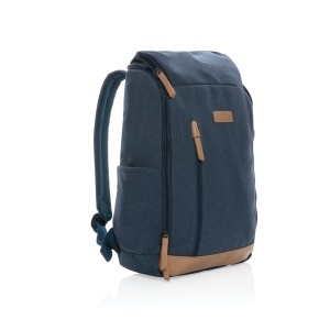 Impact AWARE™ 16 oz. recycled canvas 15" laptop backpack - Img 1