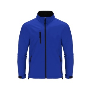 MAK Grifter - Jacket Triple Layer. Outside: Soft Shell, 94% Polyester RPET/ 6% Elastane. Inside: 100% Polyester Micropolar RPET. 340 g/ m2 Wind and Water Resistant