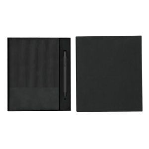 MAK Holland - Set Notepad Recycled PU. Flexible Cover. 96 Sheets. Recycled Aluminium Pen. Rubber Finish - Img 5