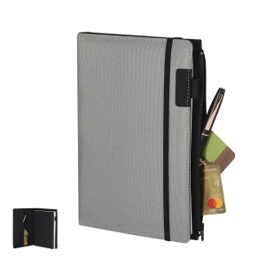 MAK Katz - Notepad Pouch Polyester 600D RPET Hard Cover. 100 Sheets - Img 1