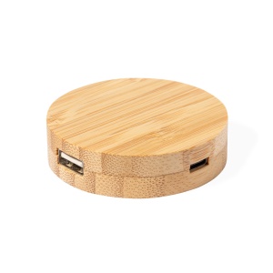 MAK Lasiar - USB Hub Bamboo 1 Hub Type C. 2 Hubs USB 2.0