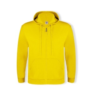 MAK SWZ280 - Adult Hooded + Zipper Sweatshirt "keya" 50% Cotton/ 50% Polyester 280 g/ m2