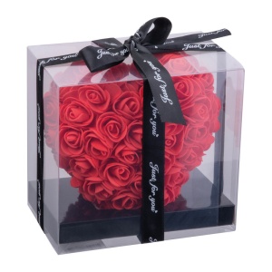 MC Artificial roses in heart shape