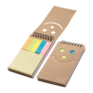 MC Notepad with smile face