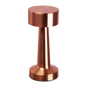 MC Stainless steel table lamp with rechargeable batte