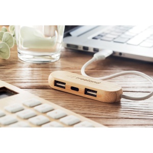 MO™ Hub USB dual cu 3 porturi