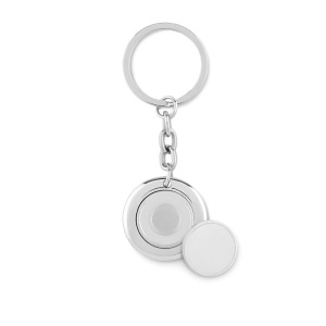 MO FLAT RING - Breloc rotund cu fisă