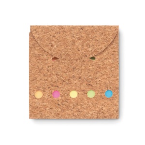 MO FOLDCORK Cork sticky note memo pad