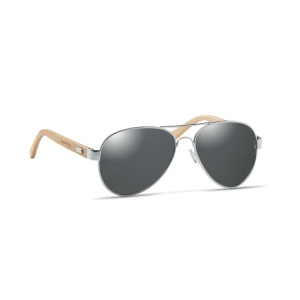 MO HONIARA - Bamboo sunglasses in pouch