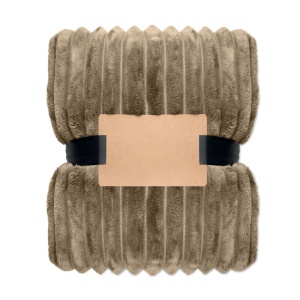 MO NIEVE RPET fleece striped blanket - Img 12
