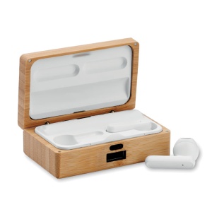 MO OREBAM - TWS earbuds in bamboo case - Img 5