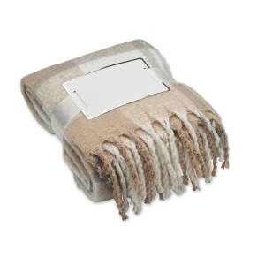 MO QUET - Chequered mohair blanket - Img 2