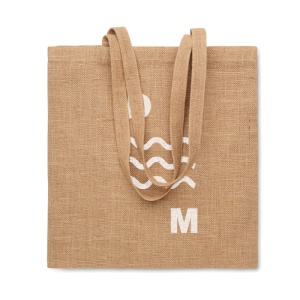 MO ZOLANG - Jute long handled shopping bag