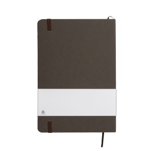 Notebook with cover made from fruit scraps and elastic closing band - Img 5