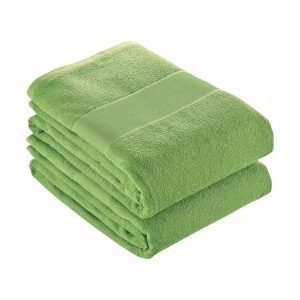 ON™ 100% cotton (300 g/m2) terry towel with a matching polyester strip for printing