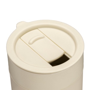 ON™ 300 ml silicone-coated ceramic mug. Removable PP cap with sliding opening - Img 7