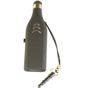 ON™ 4 GB ABS pen drive with touchscreen tip and mini jack to connect it to devices