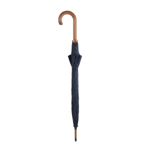 ON™ Automatic umbrella with wood shaft, ferrule and handle