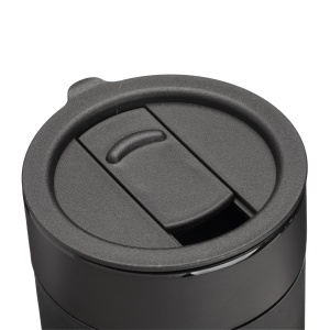 ON™ Cană ceramică 300 ml acoperită cu silicon. Capac PP detașabil cu deschidere glisantă - Img 12