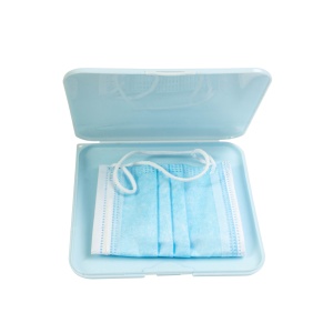 ON™ PP mask holder case with antibacterial treatment. ISO 22196