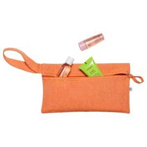 ON™ Document holder made of 180 g/m2 recycled cotton with zipper closure, GRS certified - Img 12